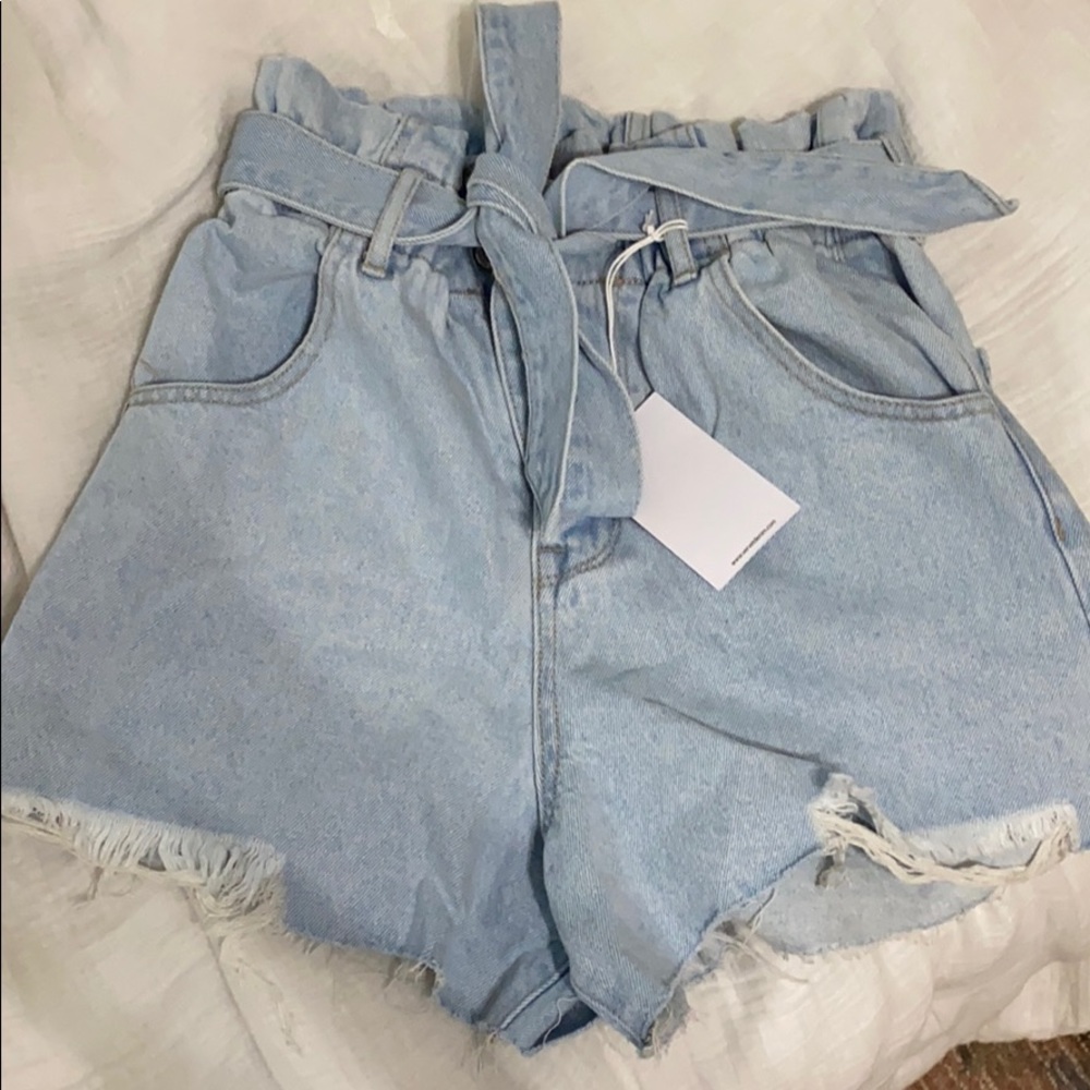 Paper bag shorts